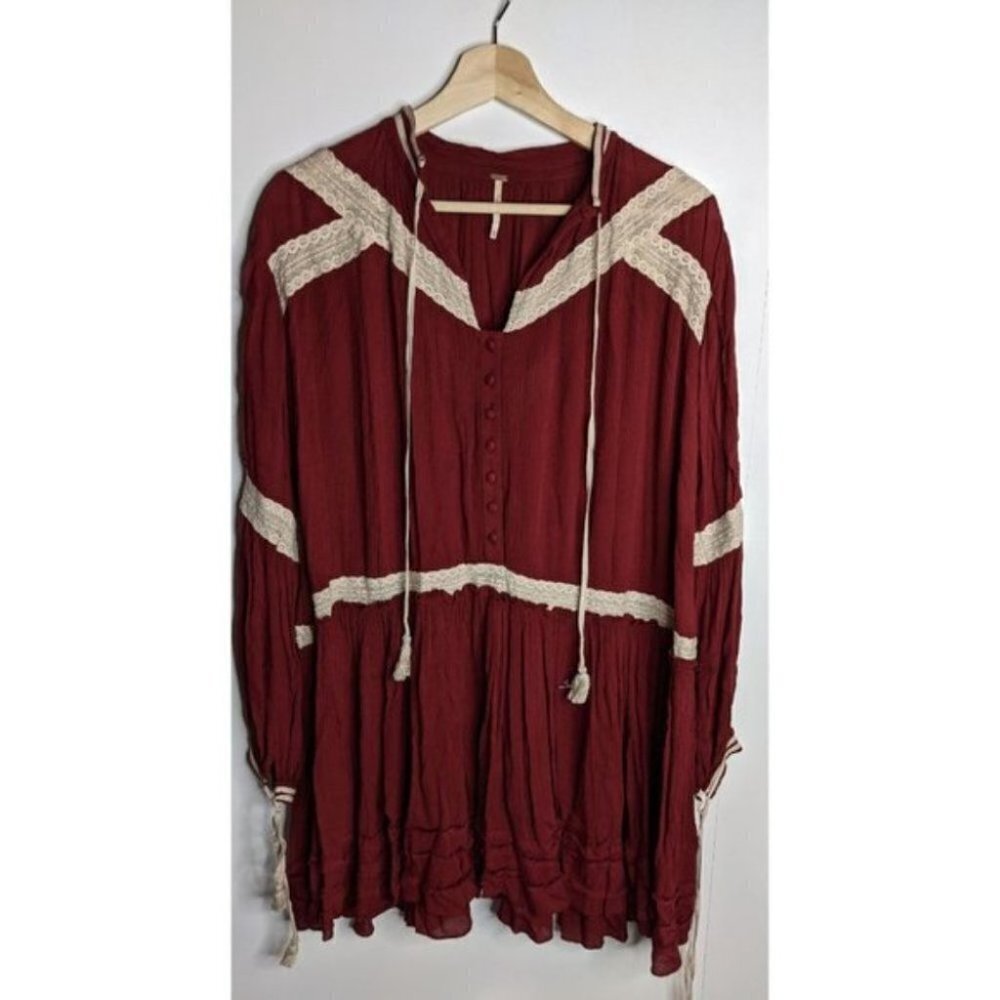 Free People | Long Sleeve Mini Dress - Picture 2 of 7